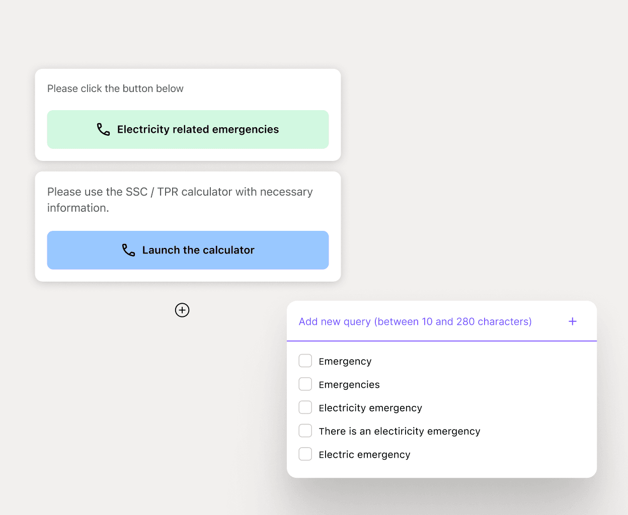 Screenshot of building a self-service journey in Dialpad
