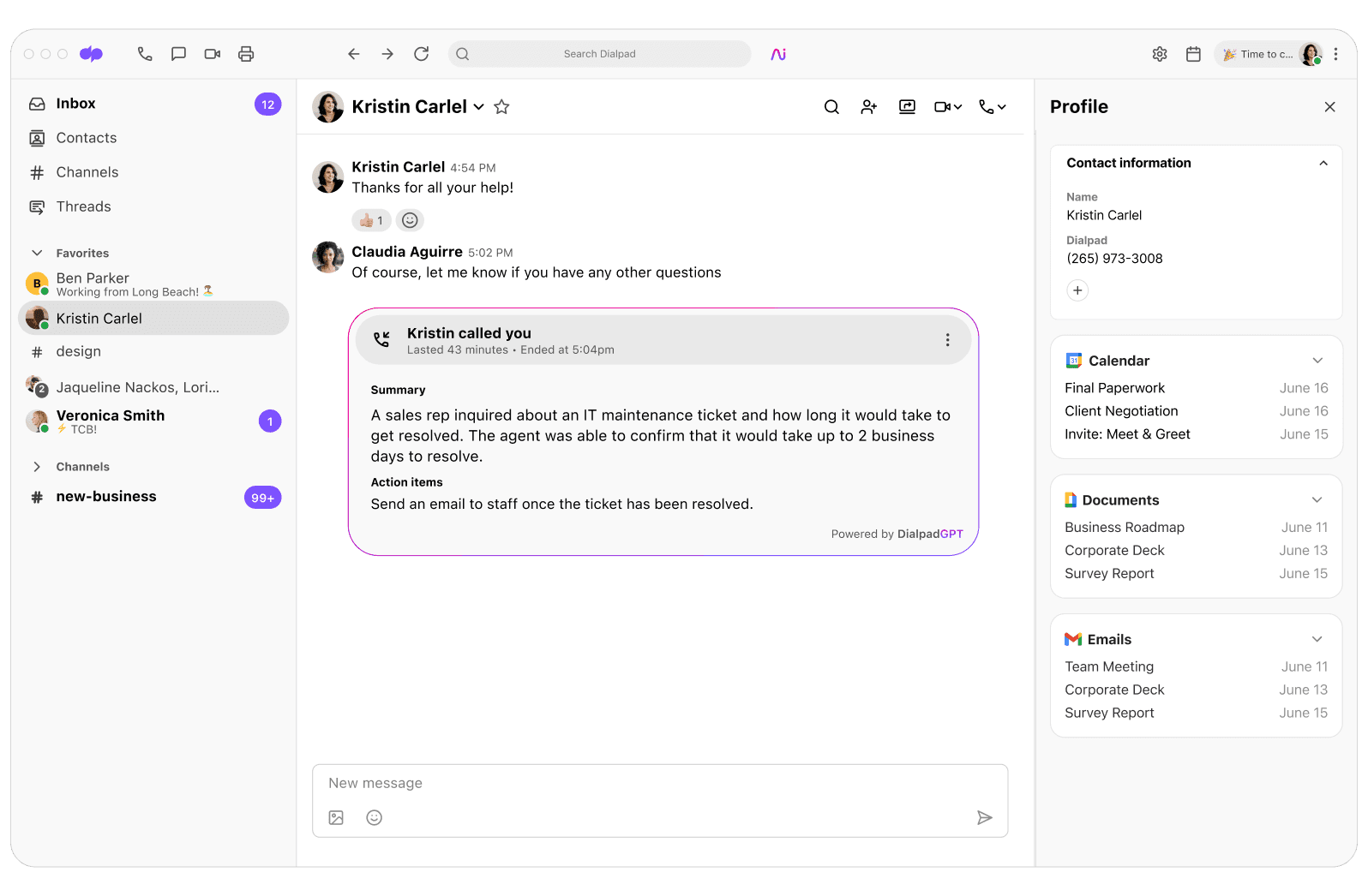 Screenshot of Ai Recaps