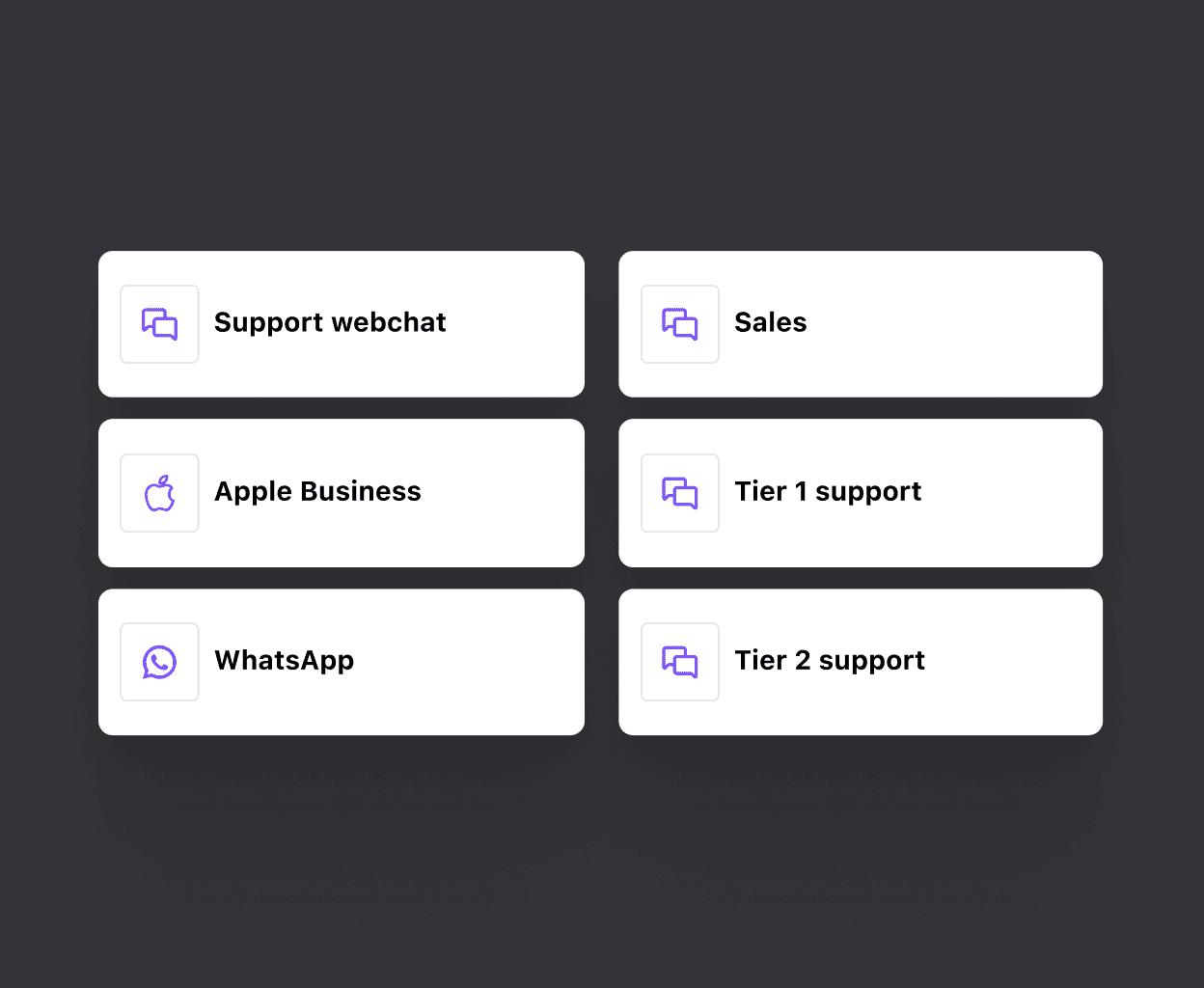 A screenshot of social media, digital, and voice channels being handled by an agent in Dialpad's omnichannel contact center platform.